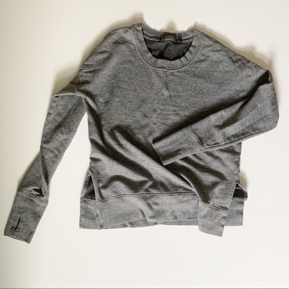 Athleta Dark Gray Sweatshirt
